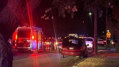 A sheriff’s deputy and a police dog who also responded were wounded. (X - @NatPoliceAsso) A sheriff’s deputy and a police dog who also responded were wounded. (X - @NatPoliceAsso)