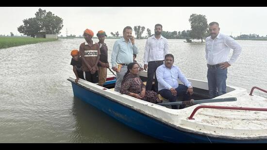 At least 26 villages in Ferozepur and 20 villages in Fazilka district remain submerged due to rising water levels in the Sutlej, with continued heavy rainfall worsening the situation.
