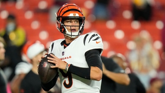 Considered one of the most fashionable players on the NFL roster, the footwear brands Joe Burrow chooses to partner with, end up earning and adding to their value immensely (AP)