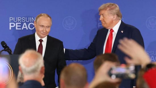 Russian President Vladimir Putin met with U.S. President Donald Trump