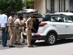 Chandigarh Police continue to monitor three naka spots on the Panjab University campus. (HT File) Chandigarh Police continue to monitor three naka spots on the Panjab University campus. (HT File)
