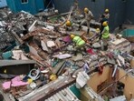 A 10-year-old boy died and 12 persons were injured in the blast on Friday, police said. 