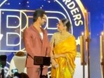 Rashmika Mandanna and Vijay Deverakonda's video from US event surfaces on the internet. Rashmika Mandanna and Vijay Deverakonda's video from US event surfaces on the internet.