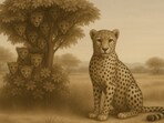 An AI image showed a cheetah with hidden faces in the tree, sparking debate as viewers tried to count how many were cleverly concealed.