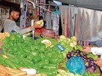 The impact has been severe on daily staples like onion, cauliflower, peas, spinach, cucumber, say residents. (Manish/HT) The impact has been severe on daily staples like onion, cauliflower, peas, spinach, cucumber, say residents. (Manish/HT)