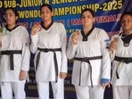 The medal winners in Sirsa. The medal winners in Sirsa.