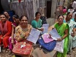 Women, under the Ladki Bahin Scheme, can now provide for their children’s education, use this money to start entrepreneurial activity and have seen their creditworthiness, both institutional and non-institutional, increase. (HT Photo)