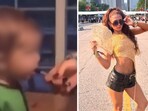 In the now-viral clip, the child is seen leaning into a vape offered to him by one of Fiona Jordan's friends