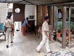 olice personnel during a raid conducted by the Enforcement Directorate (ED) at the residence of Tamil Nadu Minister and DMK leader I Periyasamy in Dindigul district on Saturday. (PTI PHOTO) olice personnel during a raid conducted by the Enforcement Directorate (ED) at the residence of Tamil Nadu Minister and DMK leader I Periyasamy in Dindigul district on Saturday. (PTI PHOTO)