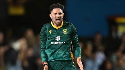 Keshav Maharaj tore through Australia's new-look batting order (AP)