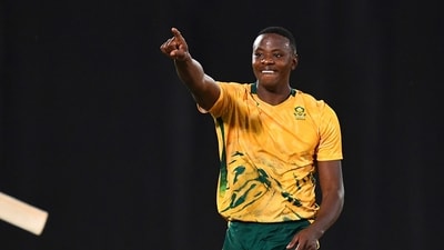 Kagiso Rabada of South Africa celebrates (AP) Kagiso Rabada of South Africa celebrates (AP)