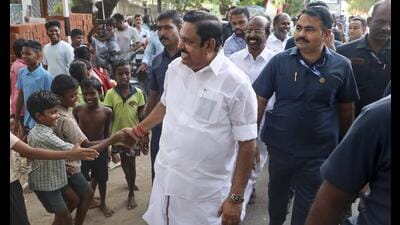 Former Tamil Nadu chief minister and AIADMK leader Edappadi K Palaniswami. (PTI PHOTO) Former Tamil Nadu chief minister and AIADMK leader Edappadi K Palaniswami. (PTI PHOTO)