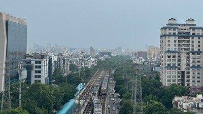 ChatGPT’s analysis of Gurugram’s real estate market highlights that prices have surged due to new infrastructure projects. This has triggered a rush of end-users and investors. (Parveen Kumar/HT Photo) (HT Photo) ChatGPT’s analysis of Gurugram’s real estate market highlights that prices have surged due to new infrastructure projects. This has triggered a rush of end-users and investors. (Parveen Kumar/HT Photo) (HT Photo)