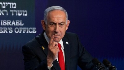 Netanyahu also thanked the Israel Defence Forces for its "great achievements in the War of Redemption, the war on seven fronts." (REUTERS)
