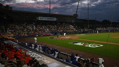 A general view during the MLB Little League Classic between the Seattle Mariners and the New York Mets at Bowman Field (Getty Images via AFP) A general view during the MLB Little League Classic between the Seattle Mariners and the New York Mets at Bowman Field (Getty Images via AFP)