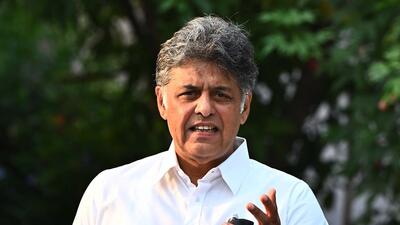 MP Manish Tewari raised the question in the Parliament. (HT File)