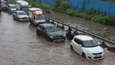 Mumbai’s western suburbs received 208.78mm of rain. (HT PHOTO) Mumbai’s western suburbs received 208.78mm of rain. (HT PHOTO)