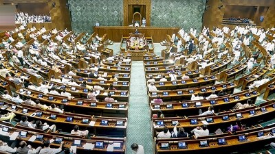 The list of government business also mentioned the consideration of a motion to send the three bills to a joint parliamentary committee after introduction. (Sansad TV) The list of government business also mentioned the consideration of a motion to send the three bills to a joint parliamentary committee after introduction. (Sansad TV)