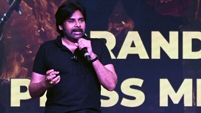 Pawan Kalyan's first film after entering politics, Hari Hara Veera Mallu, was released in theatres on 24 July. (AFP) Pawan Kalyan's first film after entering politics, Hari Hara Veera Mallu, was released in theatres on 24 July. (AFP)