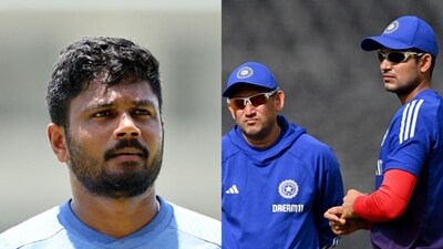 Does Shubman Gill's T20I return signal the end of the road for Sanju Samson? Well, Ajit Agarkar may just have hinted it (AFP Images) Does Shubman Gill's T20I return signal the end of the road for Sanju Samson? Well, Ajit Agarkar may just have hinted it (AFP Images)