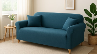 A well-fitted sofa cover brings freshness and charm to your living room while keeping seating safe from daily dust and stains.