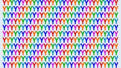 The players have to find the odd letter 'X' in under seven seconds (Facebook) The players have to find the odd letter 'X' in under seven seconds (Facebook)