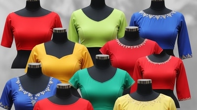 Stretchable blouses for women: Top 8 picks that will go well with every saree! (AI Generated) Stretchable blouses for women: Top 8 picks that will go well with every saree! (AI Generated)