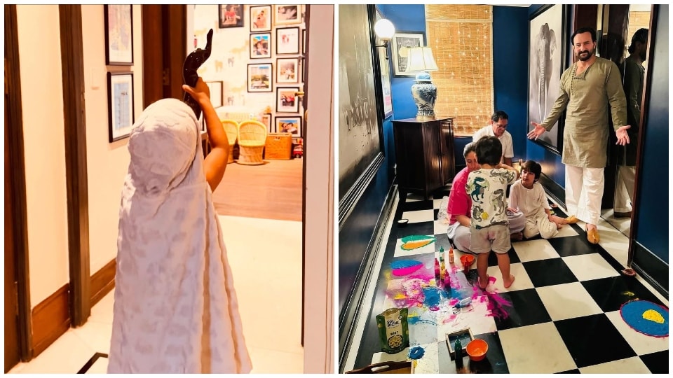 Inside Kareena Kapoor and Saif Ali Khan's home. Inside Kareena Kapoor and Saif Ali Khan's home.