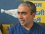 AAPs Haryana unit leader Anurag Dhanda. (File) AAPs Haryana unit leader Anurag Dhanda. (File)