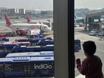 At the Chhatrapati Shivaji Maharaj International Airport in Mumbai.