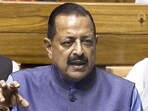 Minister of state for earth sciences Jitendra Singh speaks in the Lok Sabha. (Sansad TV) Minister of state for earth sciences Jitendra Singh speaks in the Lok Sabha. (Sansad TV)