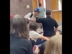 Screengrab from the viral video from Lincoln High School in California.