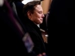 Elon Musk at an April cabinet meeting at the White House.