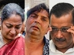 Delhi chief minister Rekha Gupta, the accused Rajesh Bhaiji and AAP supremo Arvind Kejriwal. Delhi chief minister Rekha Gupta, the accused Rajesh Bhaiji and AAP supremo Arvind Kejriwal.