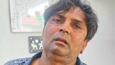 The attacker, 41-year-old Sakriya Rajeshbhai Khimjibhai, a resident of Rajkot, was arrested by the Delhi police. (ANI ) The attacker, 41-year-old Sakriya Rajeshbhai Khimjibhai, a resident of Rajkot, was arrested by the Delhi police. (ANI )