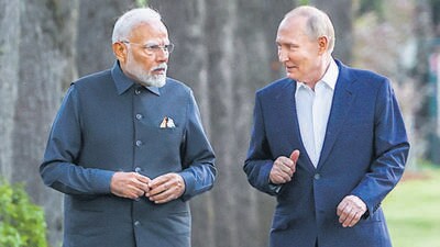 India is the second largest buyer of Russian oil after China, and Moscow accounts for almost 40% of the country’s energy purchases. (Narender Modi website/FILE)