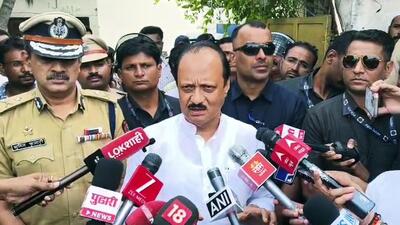 Mumbai, Aug 01 (ANI): Maharashtra Deputy Chief Minister Ajit Pawar speaks to media, on Friday. (ANI Video Grab) (ANI Grab) Mumbai, Aug 01 (ANI): Maharashtra Deputy Chief Minister Ajit Pawar speaks to media, on Friday. (ANI Video Grab) (ANI Grab)