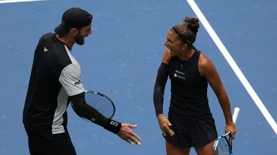 Sara Errani and Andrea Vavassori are the standard-bearers for doubles specialists at the US Open's new tournament. (REUTERS)