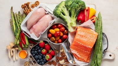 A balanced diet that includes vegetables, proteins and more is important. (Shutterstock) A balanced diet that includes vegetables, proteins and more is important. (Shutterstock)