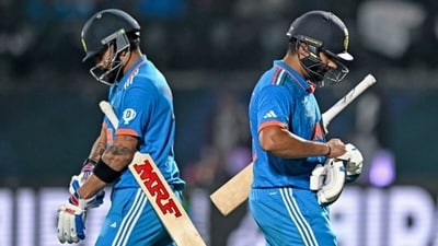 Virat Kohli, left, and Rohit Sharma no longer have the long rope (AFP)