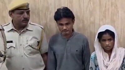 Both the main accused - the victim's wife and her lover Jitendra Sharma - were arrested on August 18. (Screengrab/X/@ANI) Both the main accused - the victim's wife and her lover Jitendra Sharma - were arrested on August 18. (Screengrab/X/@ANI)