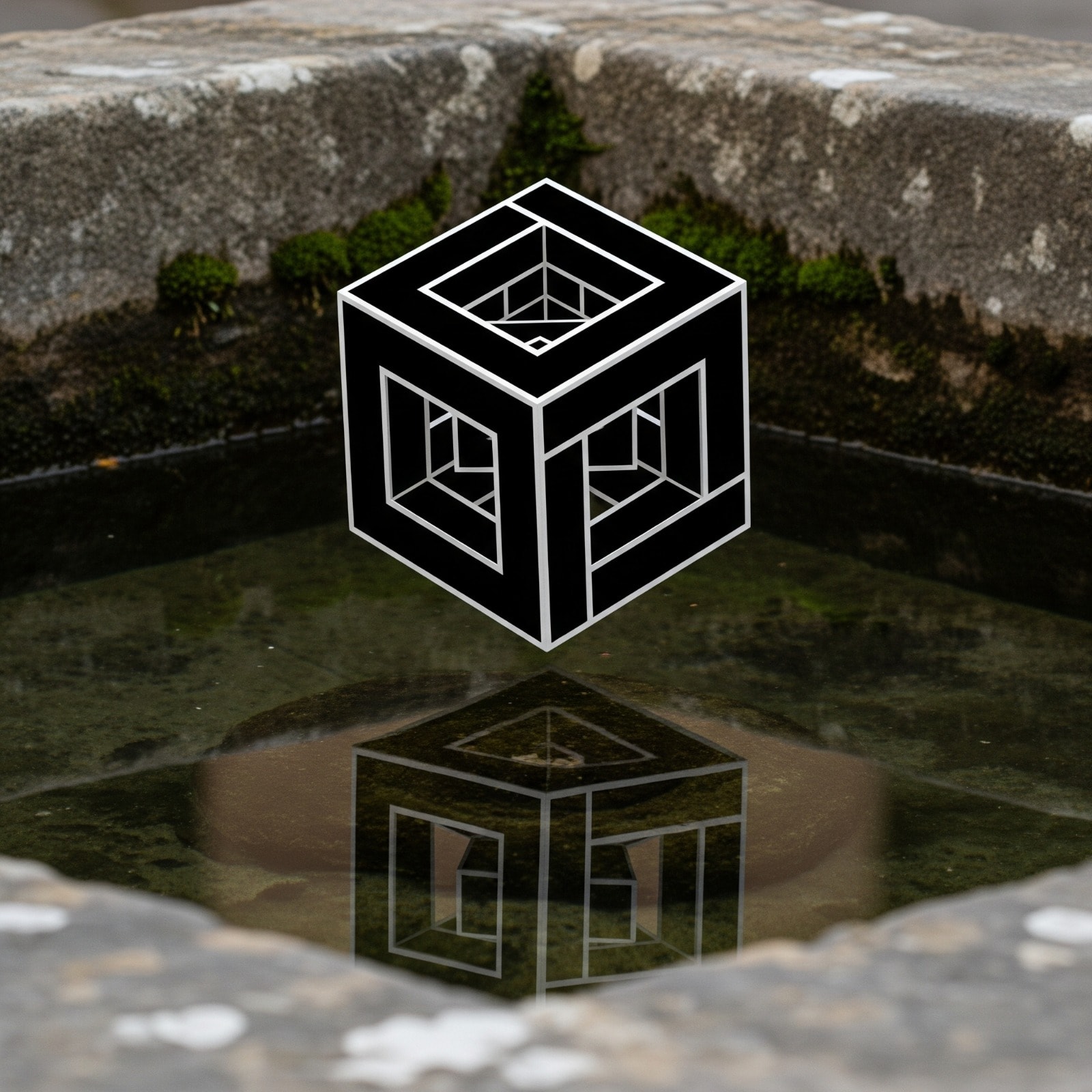 Is the cube a real one? Try to find out. Is the cube a real one? Try to find out.