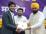 Chief minister Bhagwant Singh Mann on Wednesday said the state has set a new milestone by giving more than 55,000 jobs to the youth during the first three years of its regime. (HT Photo)