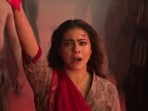 Maa OTT release date: Kajol in a still from the horror film. Maa OTT release date: Kajol in a still from the horror film.