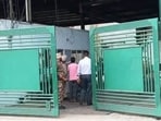 Raid underway at Phagwara-based Golden Sandhar Sugar mill on Wednesday. (HT Photo) Raid underway at Phagwara-based Golden Sandhar Sugar mill on Wednesday. (HT Photo)