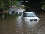 Monsoon flooding can be detrimental to your vehicles if not tackled well.(Hindustan Times)