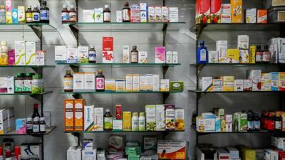 A pharmacy in Delhi. (AFP)