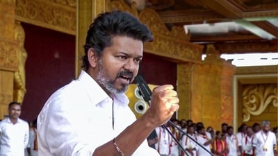 TVK chief Vijay asserted that his party's "ideological enemy" was the BJP while the ruling DMK remains its "political enemy". (ANI) TVK chief Vijay asserted that his party's "ideological enemy" was the BJP while the ruling DMK remains its "political enemy". (ANI)
