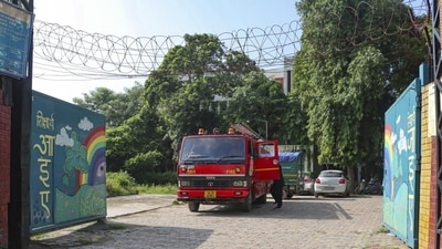 At least three schools in the national capital received bomb threats on Wednesday through e-mail, prompting police and other emergency agencies to launch search operations, officials said. (For Representation only) (HT_PRINT/File) At least three schools in the national capital received bomb threats on Wednesday through e-mail, prompting police and other emergency agencies to launch search operations, officials said. (For Representation only) (HT_PRINT/File)