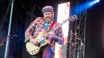 Brent Hinds of Mastodon performs at the Louder Than Life Music Festival at Champions Park on Saturday (Amy Harris/Invision/AP) Brent Hinds of Mastodon performs at the Louder Than Life Music Festival at Champions Park on Saturday (Amy Harris/Invision/AP)
